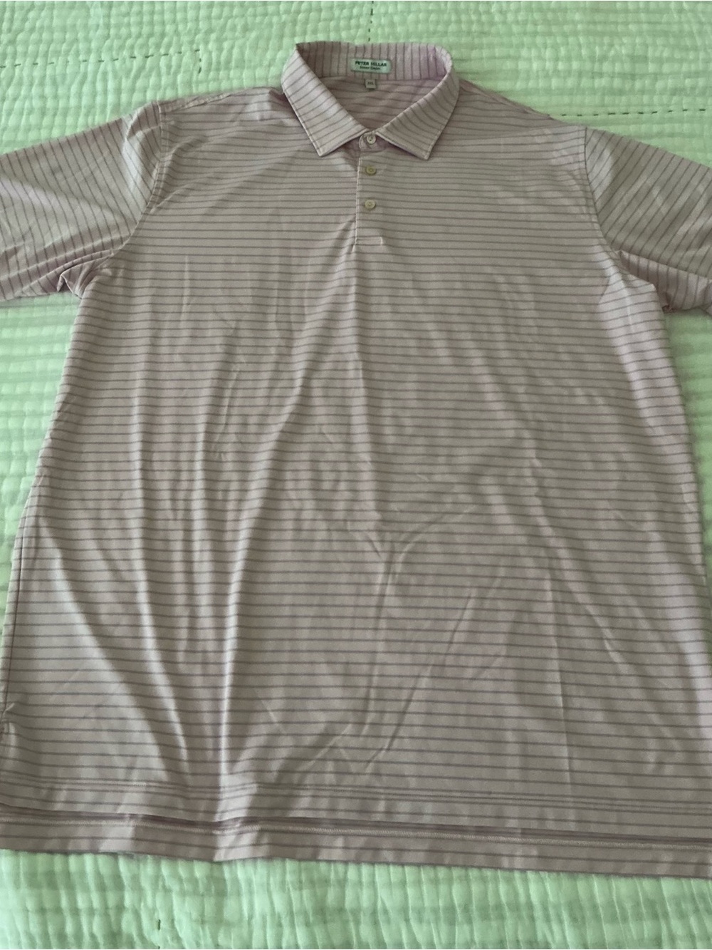 Peter Millar Lavender Stripe Polo